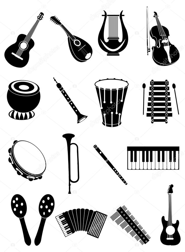 Music Instrument Icon Set