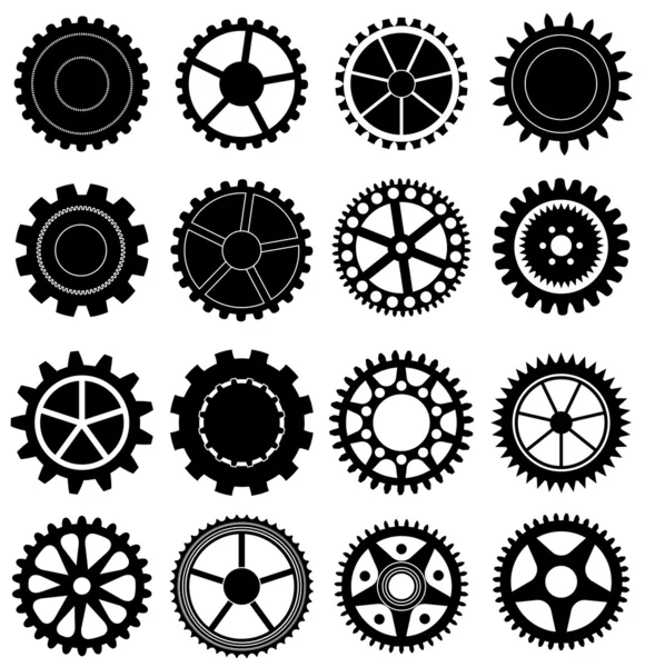 Gear icons — Stock Vector