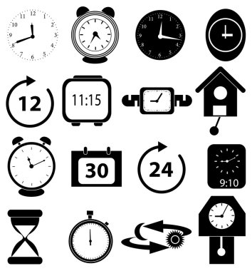 Zaman Saati Simgeleri Ayarlandı