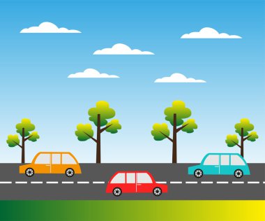 Sabah sokak arka plan