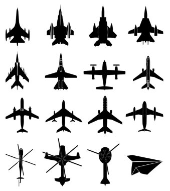 uçak Icons set