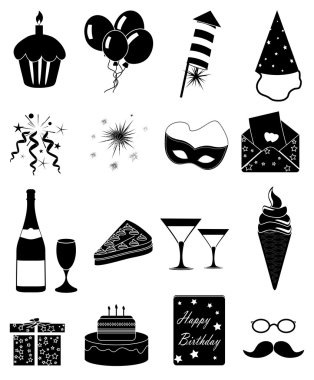 doğum günü partisi simgeleri