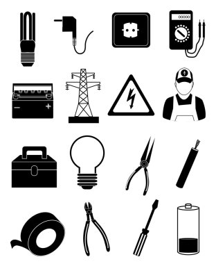 Elektrikçi Icons set