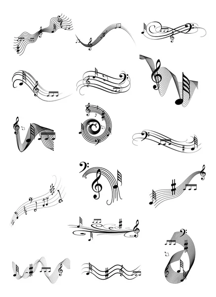 Музыкальный вихрь — стоковый вектор