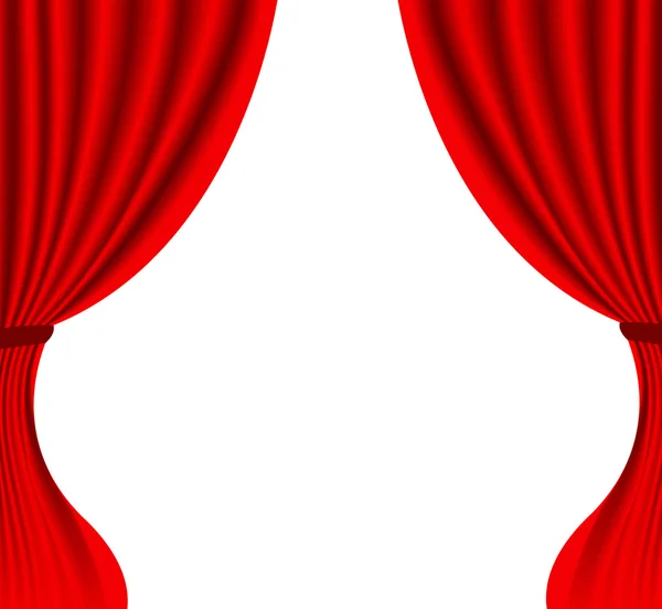 Fondo cortina de teatro — Vector de stock