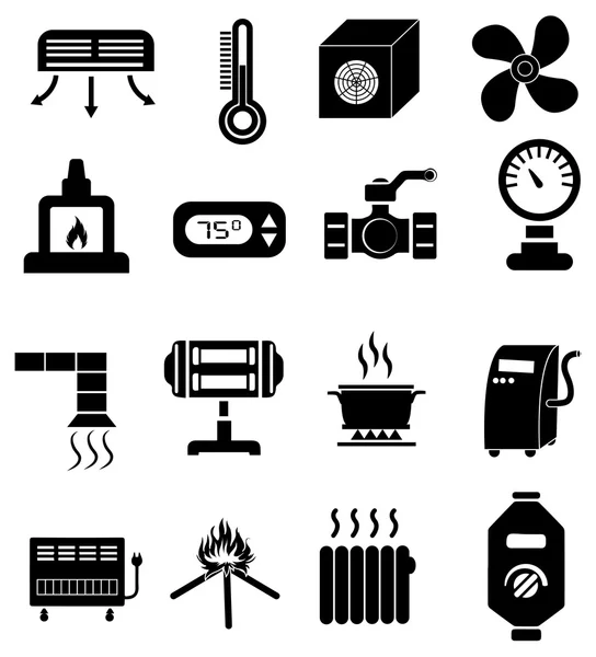 Isıtma Icons set