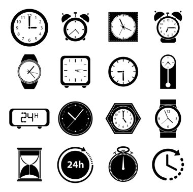 saati simgeler kümesi