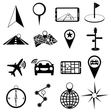 konum Icons set