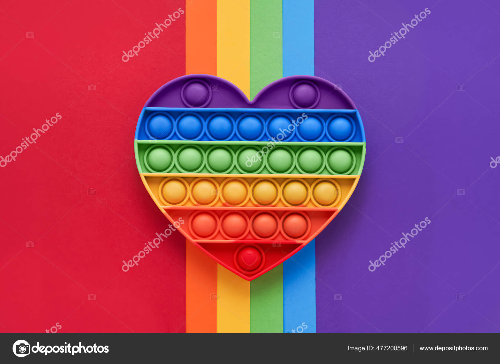 Anti Estrés Popit De Corazones Colorido De Moda Pop It Inquieta