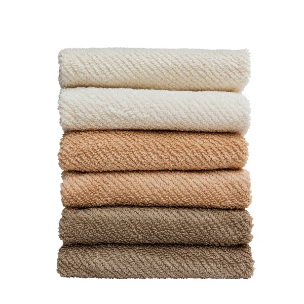 Pilha de toalhas de banho . — Fotografia de Stock