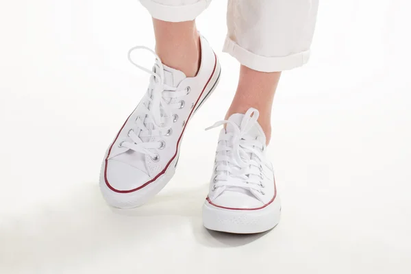 Example of standard lacing. — Stock Photo, Image