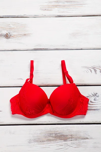 Reggiseno sexy rosso . — Foto Stock