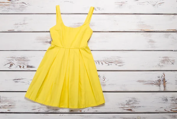 Bright summer dress.