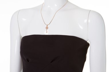 Yaka ile altın bir anahtar. 