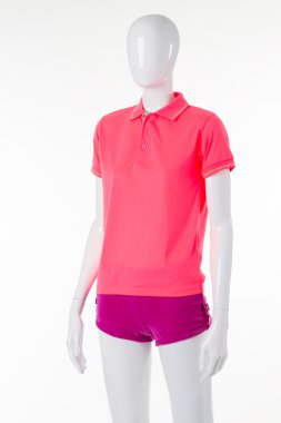 Parlak şık spor giyim. 