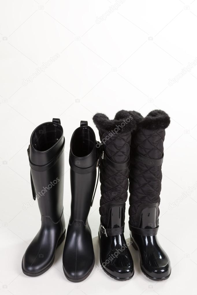stylish rubber boots