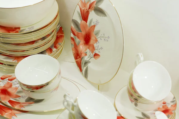 Huiselijke servies set — Stockfoto