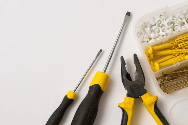 Yellow tools — Stockfoto