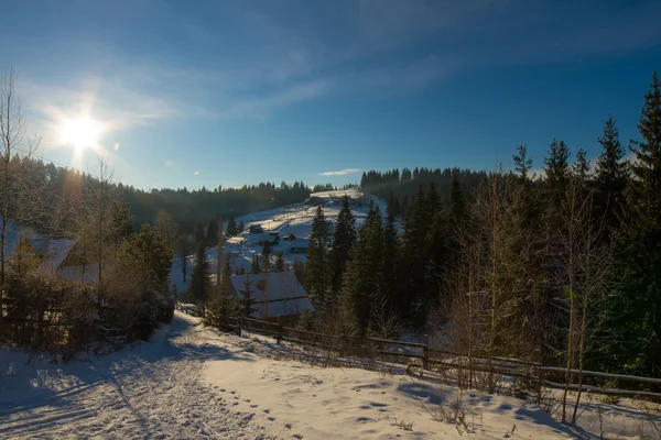 Paesaggio invernale. — Foto Stock