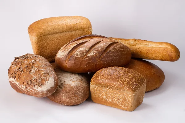 Assortment with bread — Stock Photo, Image