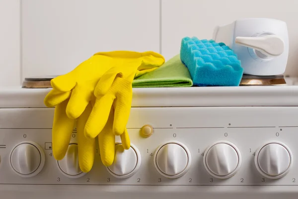 Detergentes para a cozinha — Fotografia de Stock