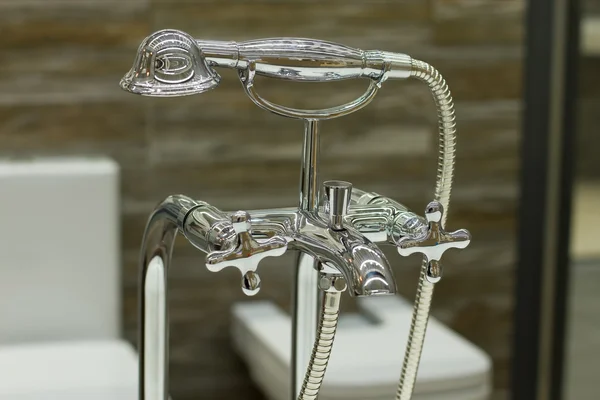 Chrome shower. — Stock Photo, Image