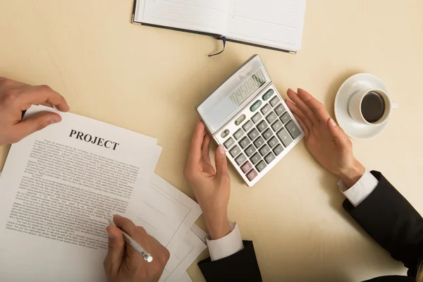 Bürokauffrau. — Stockfoto