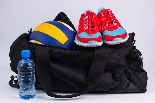 Grön sportbag. — Stockfoto