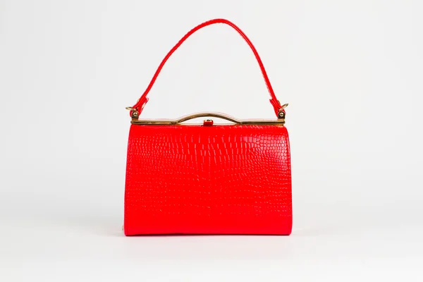 Модні Червона сумочка . — стокове фото