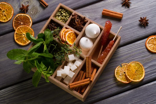 Caja de té . — Foto de Stock