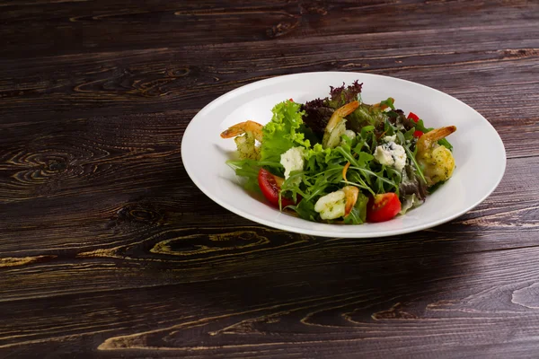 Salada fresca e saudável. — Fotografia de Stock
