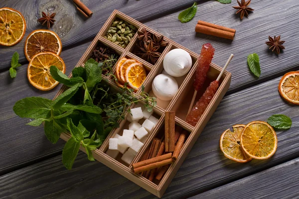 Caja de té . — Foto de Stock