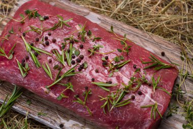 ham sığır eti baharat Marine.
