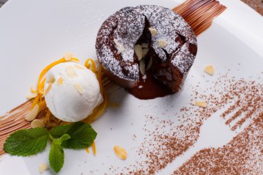 Çikolatalı fondan.