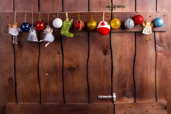 Schöner Neujahrskranz. — Stockfoto