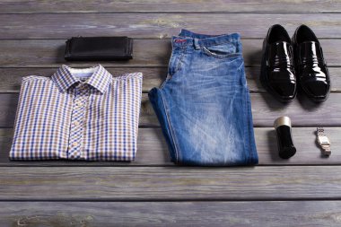 Yeni şık erkek iç giyim.