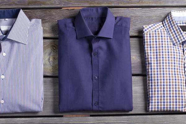Business stylish men's shirts. — Stock Photo, Image