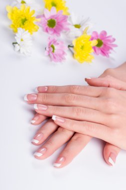Spa uygulamaları için eller.
