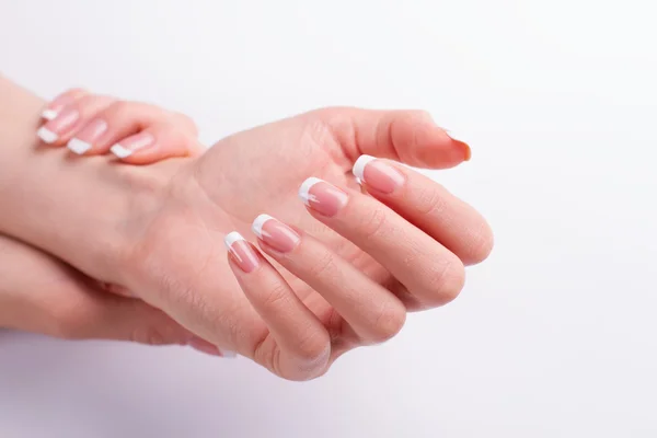 Beautiful well-groomed female hands. — Stock Photo, Image