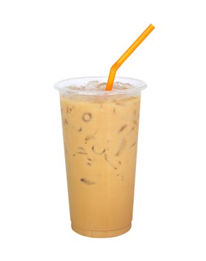 Iced Coffee isolated on white background clipart