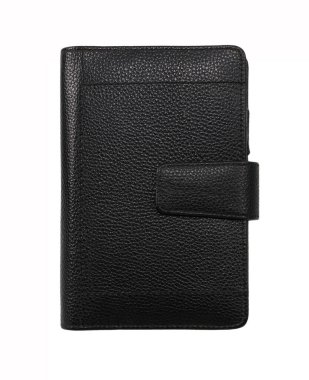 beyaz arkaplanda siyah defter