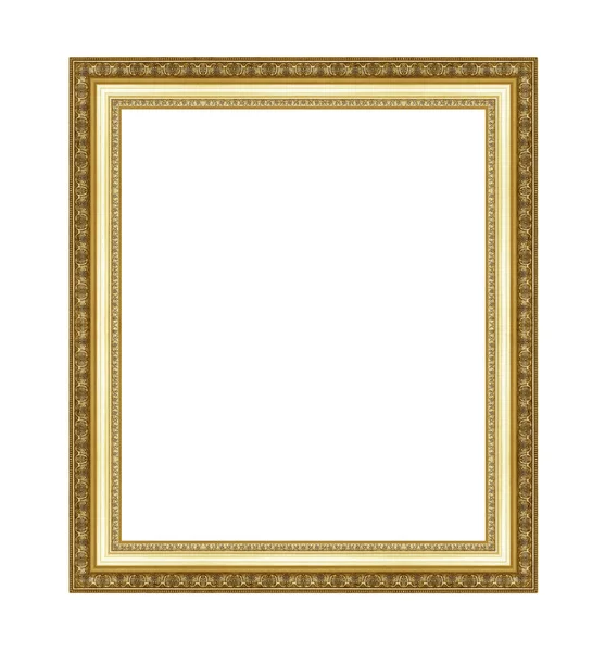 Picture Frame Ancient Vintage Isolated White Background — Stock Photo, Image
