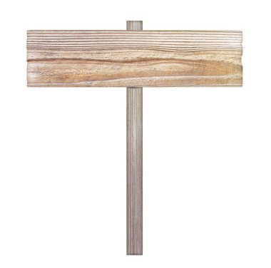 Tahta tabela beyaz arkaplanda izole edildi