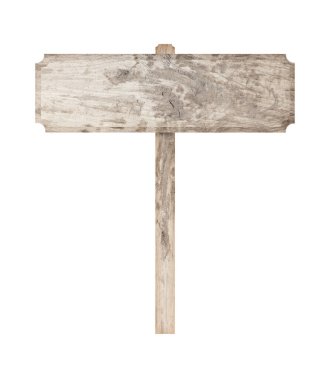 Tahta tabela beyaz arkaplanda izole edildi