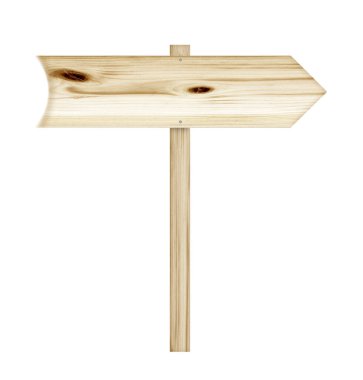 Tahta tabela beyaz arkaplanda izole edildi.