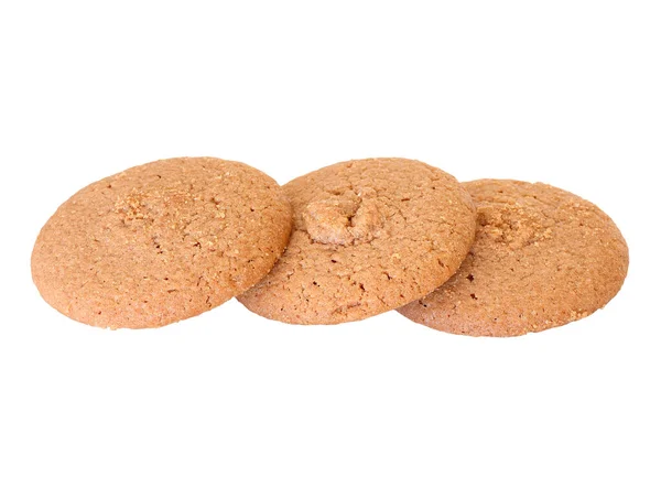 Cookies Isolados Fundo Branco — Fotografia de Stock