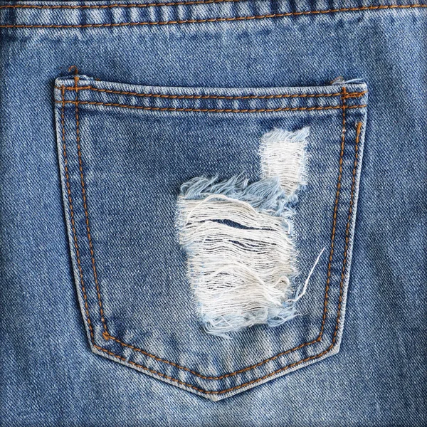 Textur Blå Jeans Bakgrund Stockbild