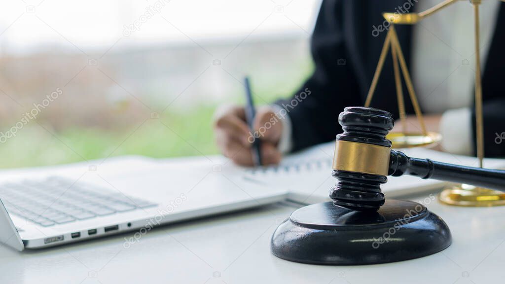 A lawyer or a judge advisor works in the legal concept office.