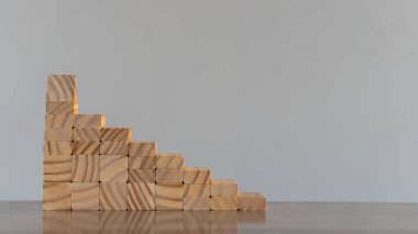 Ticari Risk, Tablo üst düzey ahşap blok düzenleme ve alternatif iş risk planlama ve strateji.