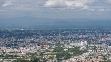 Tayland 'ın Chiang Mai şehrinin güzel manzarası..